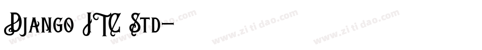 Django ITC Std字体转换